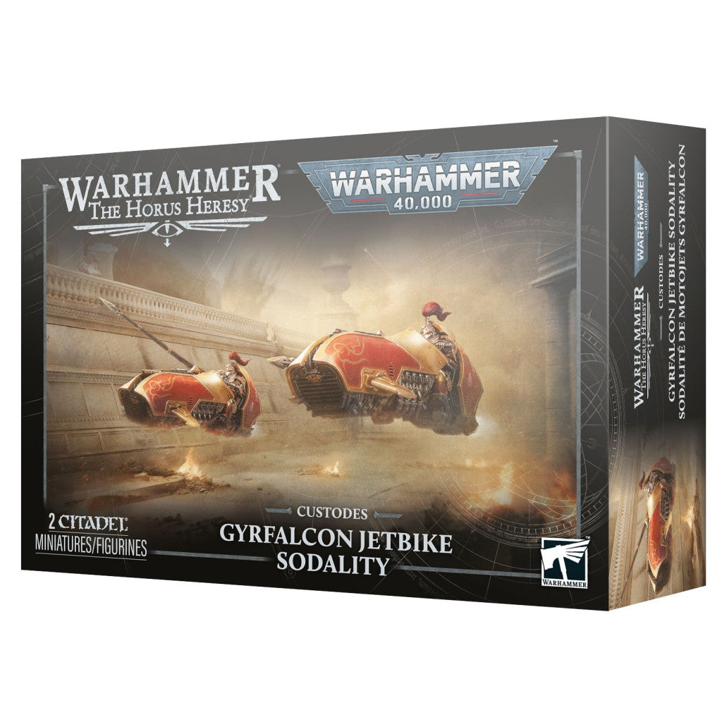 Warhammer 40k Adeptus Custodes Gyrfalcon-Jetbike-Gemeinschaft – Produktverpackung