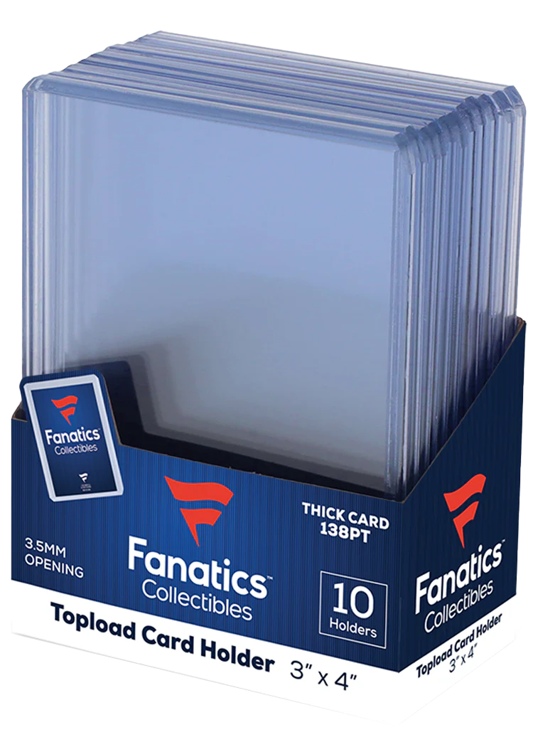 Fanatics Collectibles Toploader 138pt 3x4 Inch 10 Stück