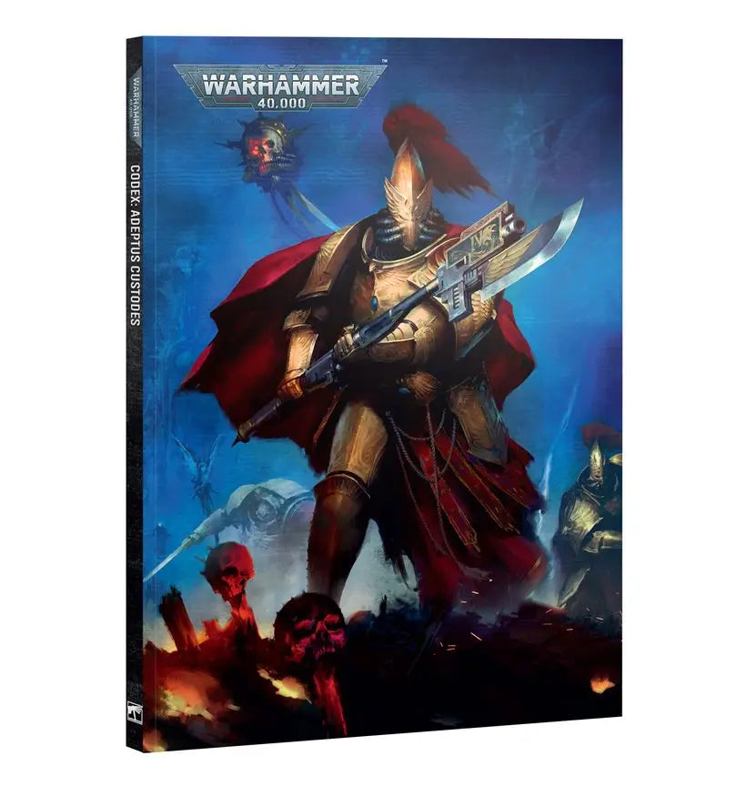 Warhammer 40k Codex Adeptus Custodes 2026 - DE – Produktverpackung