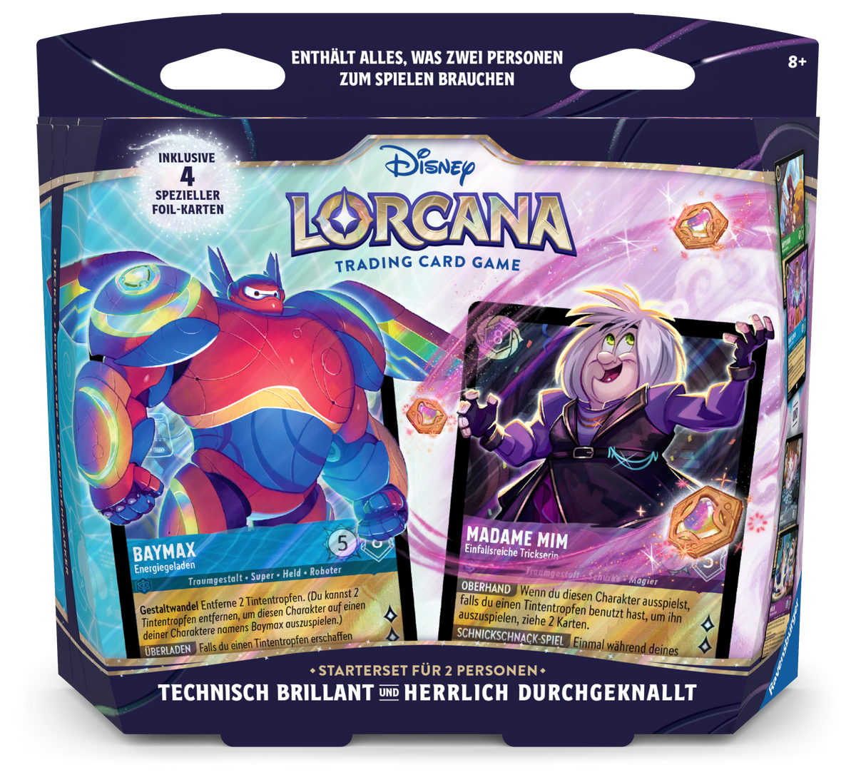 Disney Lorcana Technisch Brillant & Herrlich Durchgeknallt Zwei-Spieler Starterdeck - DE