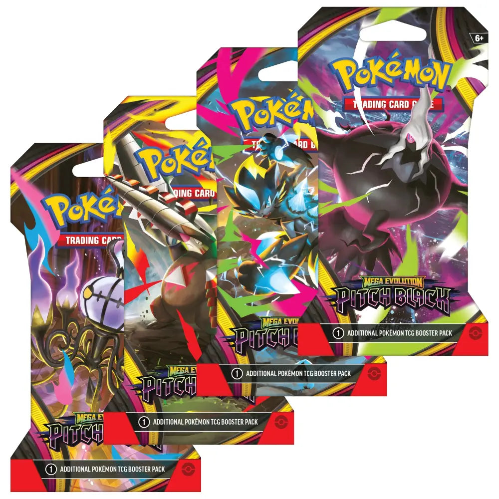 Pokémon Pitch Black (PBL) Sleeved Booster - EN