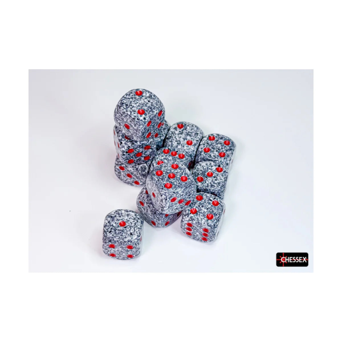 Chessex - 16mm D6 - Dice Block - Speckled Granite TCG
