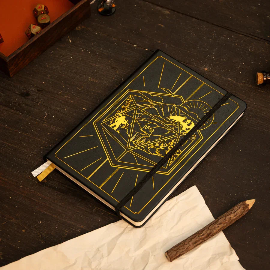 DnD 5e Player Journal Black Rollenspiele Zubehör