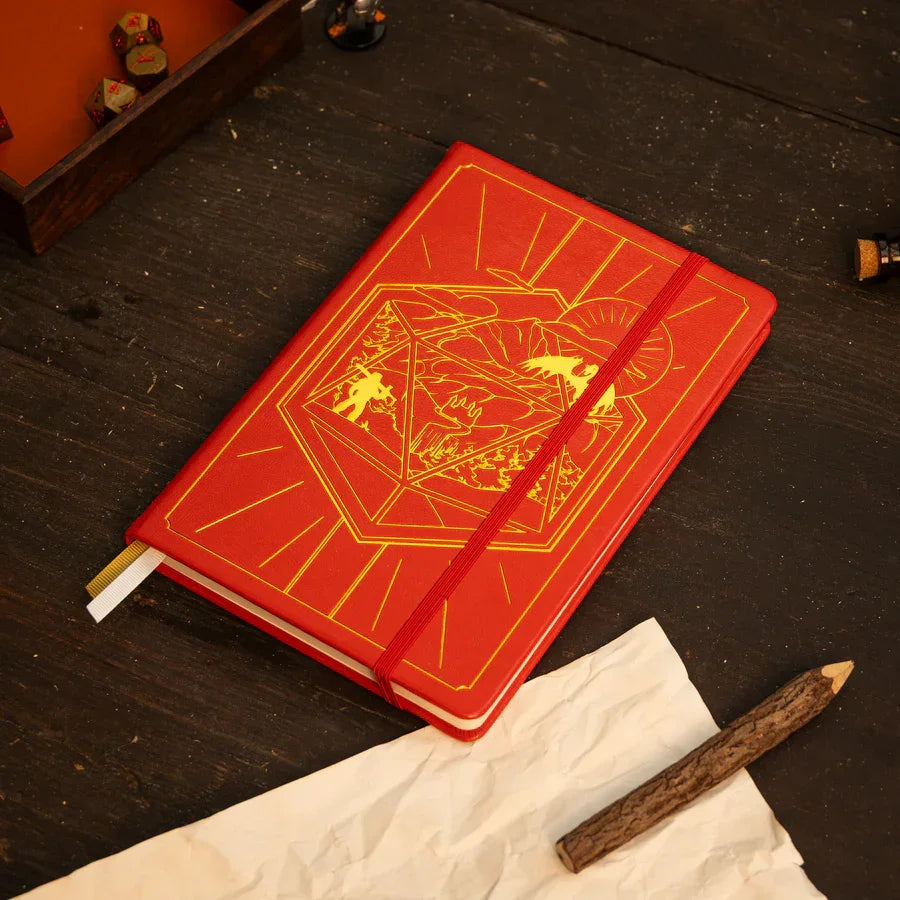 DnD 5e Player Journal Red Rollenspiele Zubehör