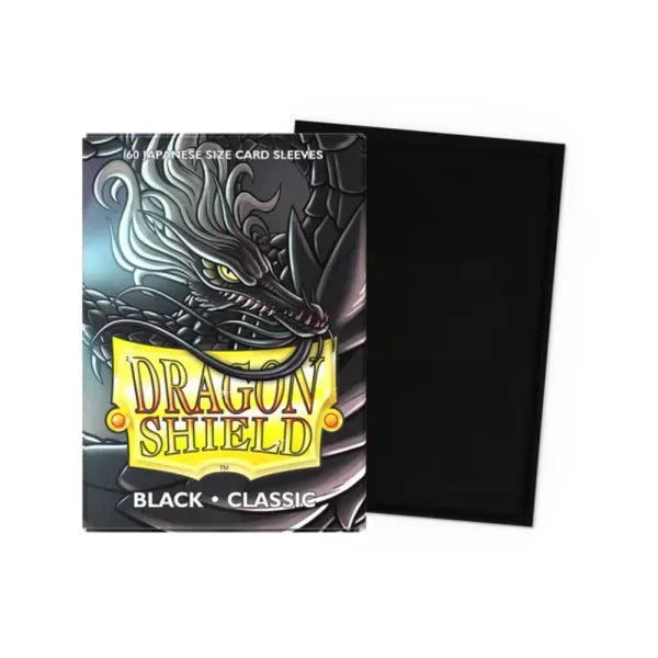 Dragon Sleeves - Japanese Size - Classic Black TCG Zubehör