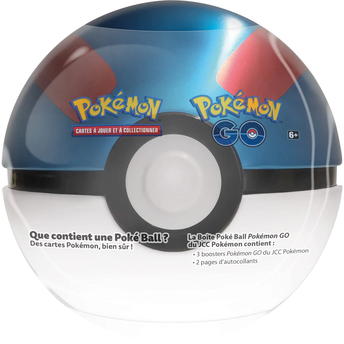 Pokémon - Tin-Box - Pokéball - A22 - EN Superball - Blau