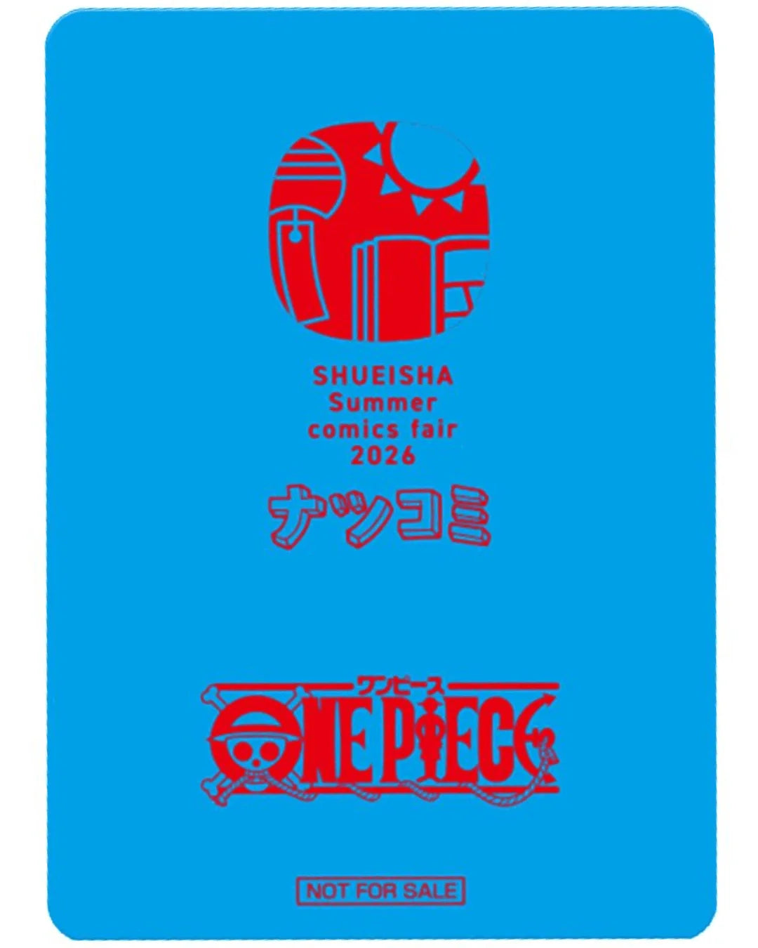 Shueisha Summer Comics Fair 2026 One Piece Ruffy Promokarte