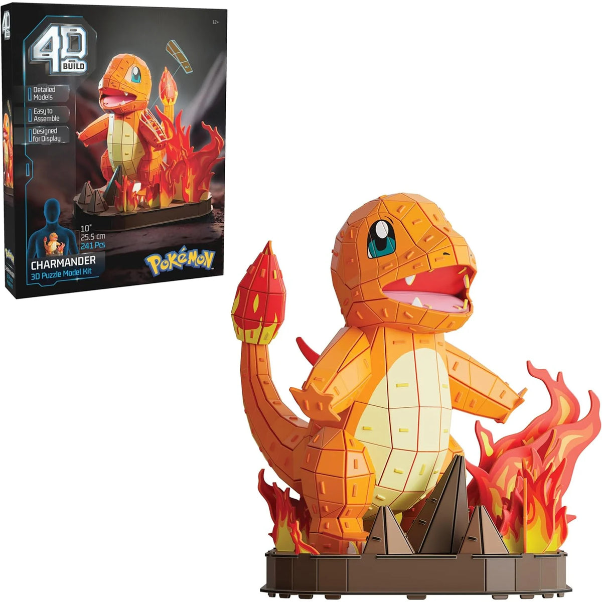 Spin Master 4D Build - Pokémon Figuren Glumanda Figuren