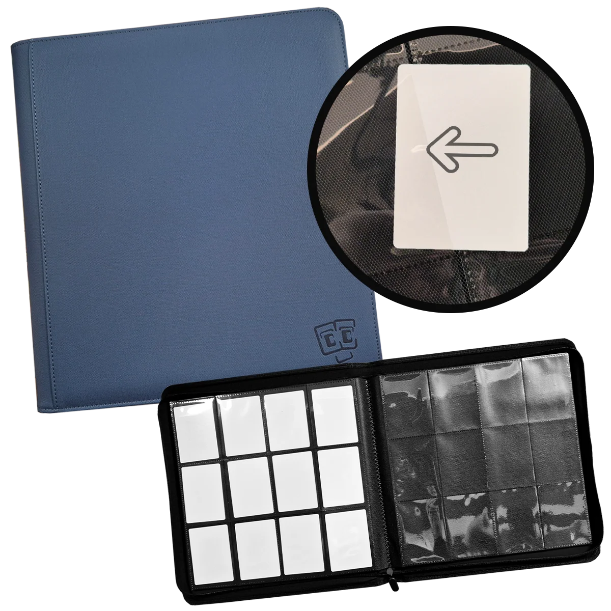 TCG Guru 12 Pocket Zip Xenon Style Binder