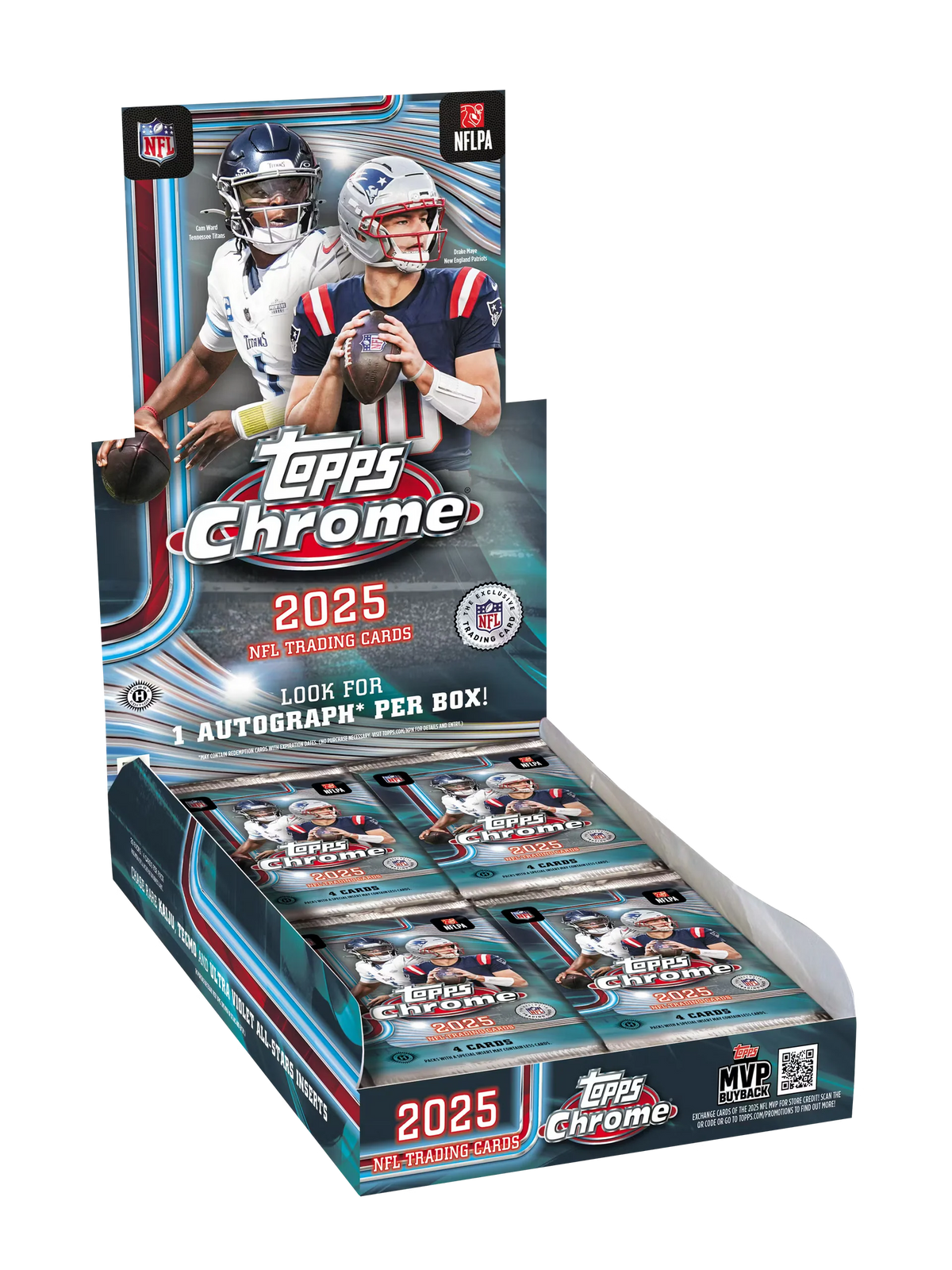 Topps Chrome NFL Football 2025 Hobby Box