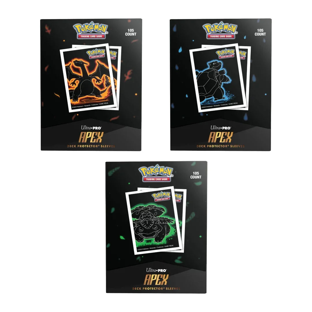 Ultra PRO Pokémon Neon Kanto 105ct APEX Deck Protector TCG