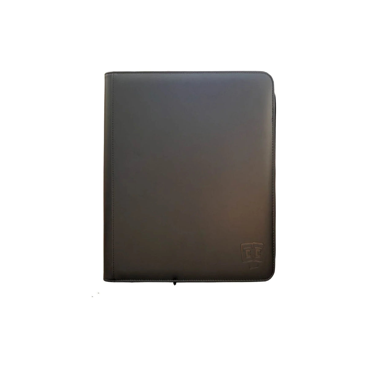 TCG Guru: 12er Pocket Zipper Leather Binder Black
