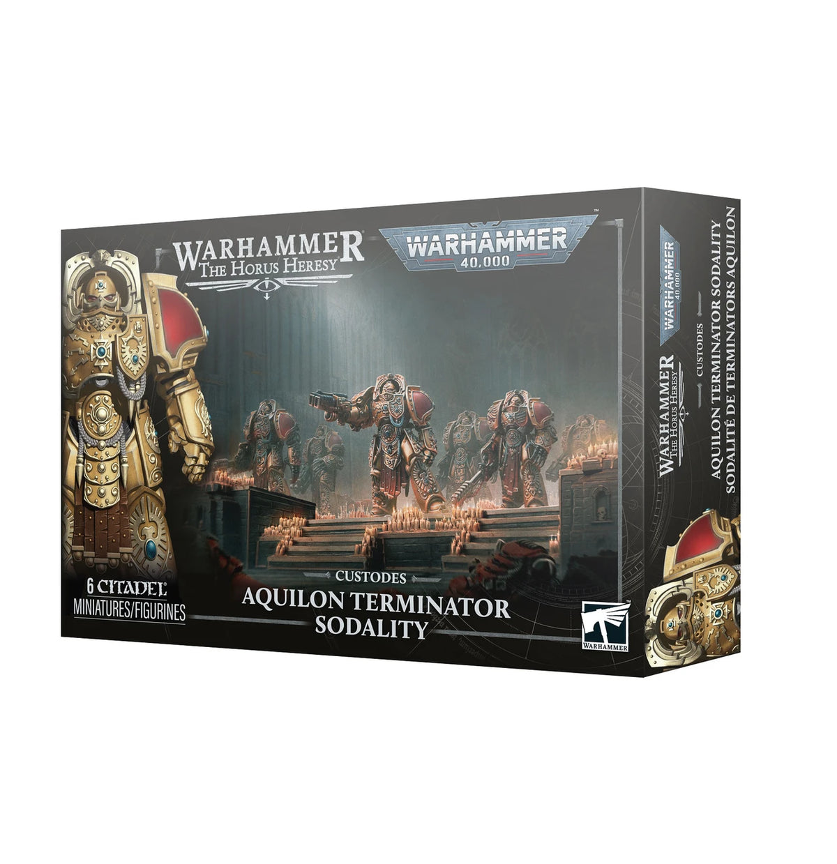 Warhammer 40k Adeptus Custodes Aquilon-Terminatorgemeinschaft – Produktverpackung