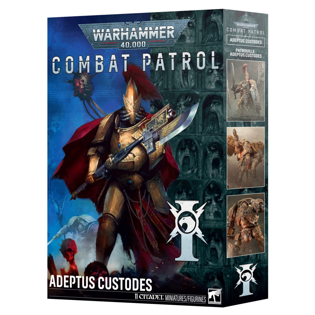 Warhammer 40k Adeptus Custodes Kampfpatrouille 2026 – Produktverpackung
