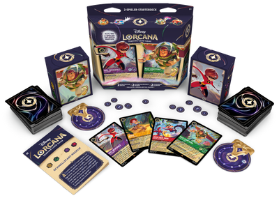 Disney Lorcana Unbekannte Wildnis (Set 12) Starter Deck für 2 Spieler - DE