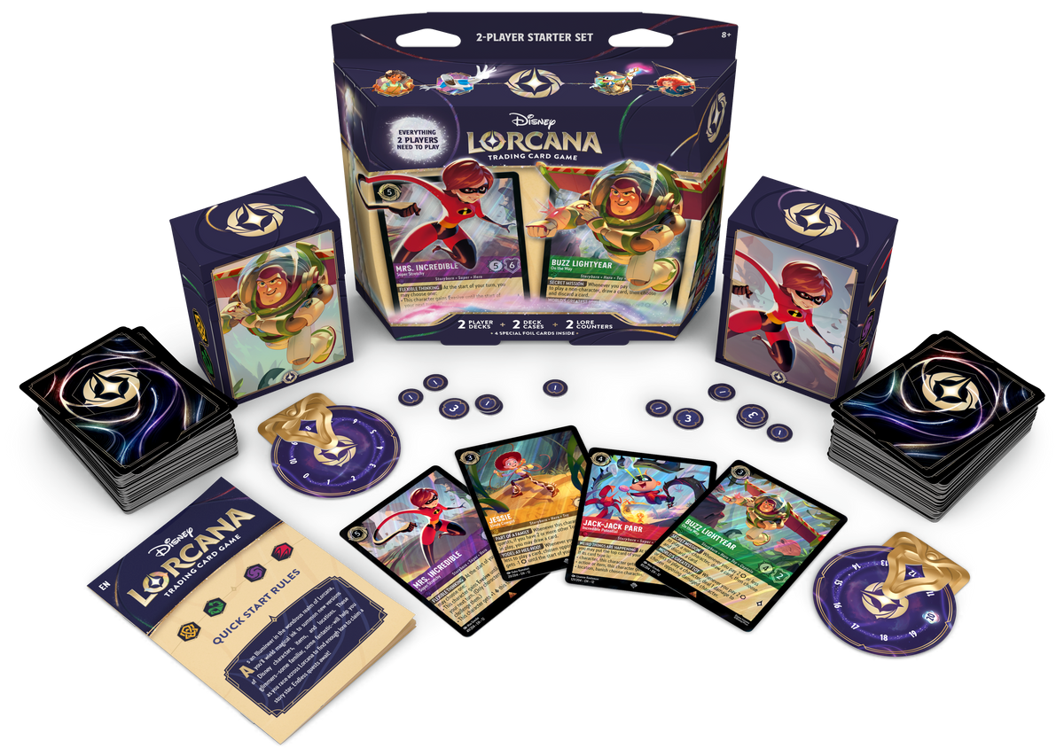Disney Lorcana Wilds Unknown (Set 12) Starter Deck für 2 Spieler - EN
