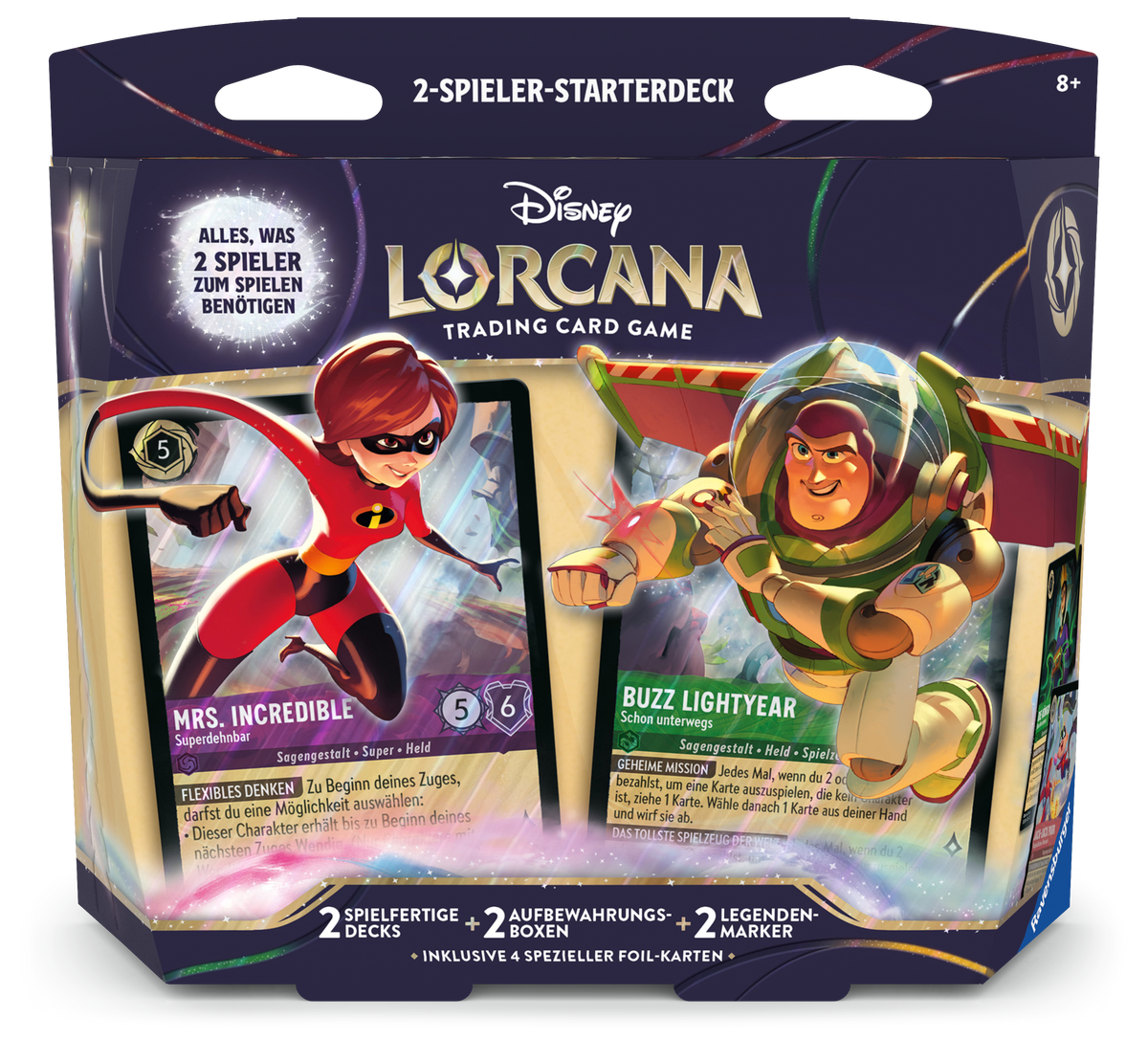 Disney Lorcana Unbekannte Wildnis (Set 12) Starter Deck für 2 Spieler - DE