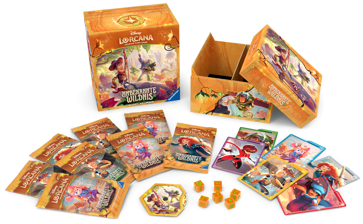 Disney Lorcana Unbekannte Wildnis (Set 12) Schatzkiste der Luminari - DE