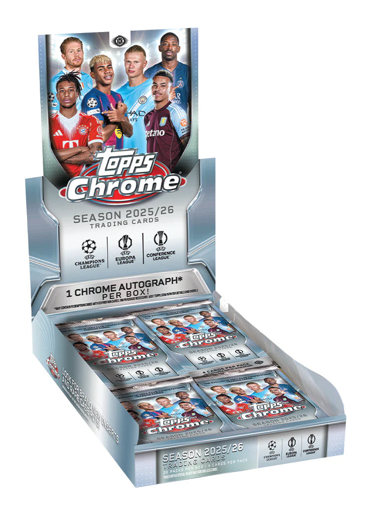 Topps Chrome UEFA Club Competitions 2025/26 Hobby Box
