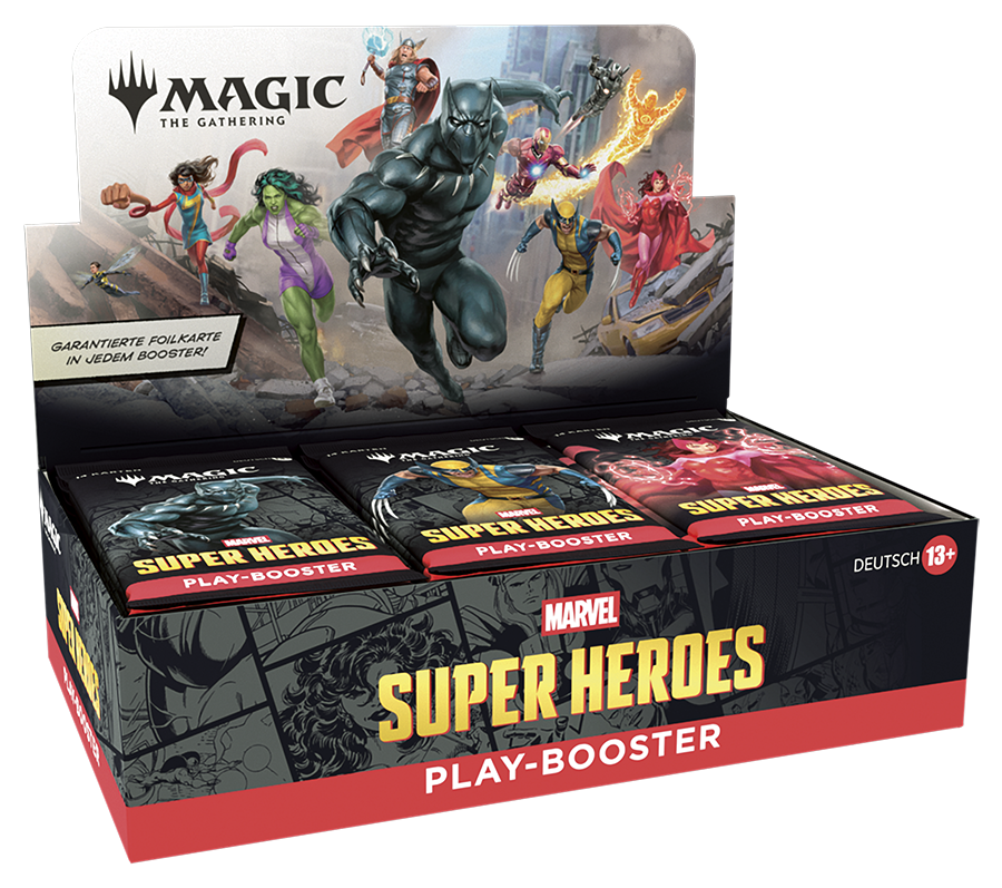 Magic: The Gathering Marvel Super Heroes (MSH) Play Booster Display - DE