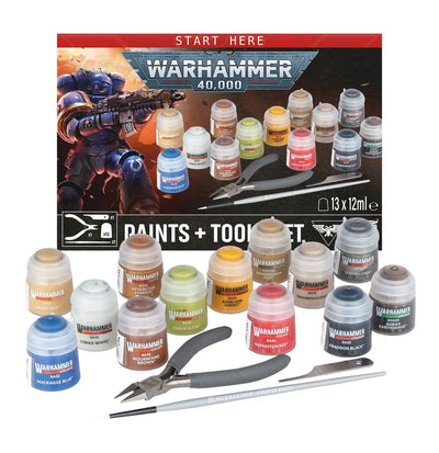 Warhammer Colour Warhammer 40k Farben- und Werkzeugset