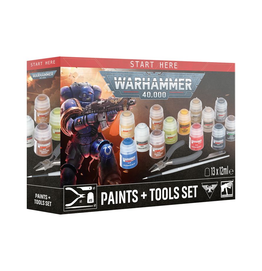 Warhammer Colour Warhammer 40k Farben- und Werkzeugset