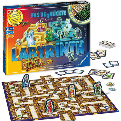 Das verrückte Labyrinth - Mit Leuchtfarbe - auch im Dunkeln