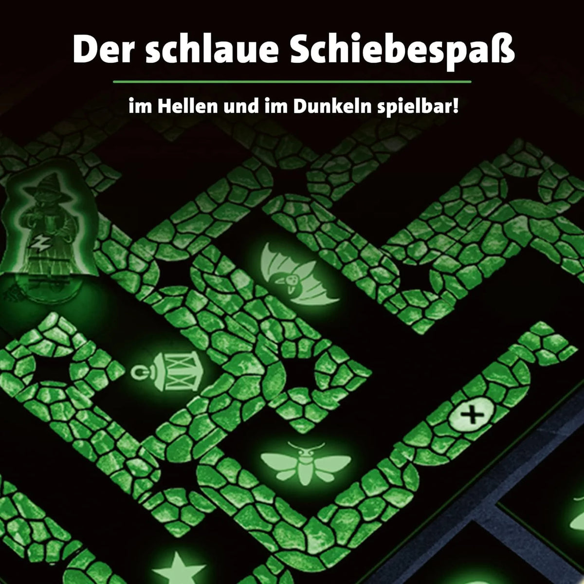 Das verrückte Labyrinth - Mit Leuchtfarbe - auch im Dunkeln