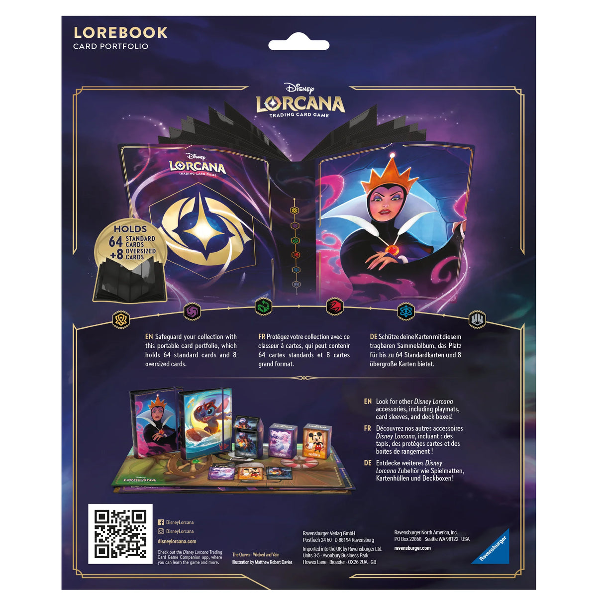 Disney Lorcana - Card Binder ’The Evil Queen’ TCG Zubehör