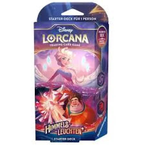 Disney Lorcana Himmels Leuchten Starter Deck DE Amethyst