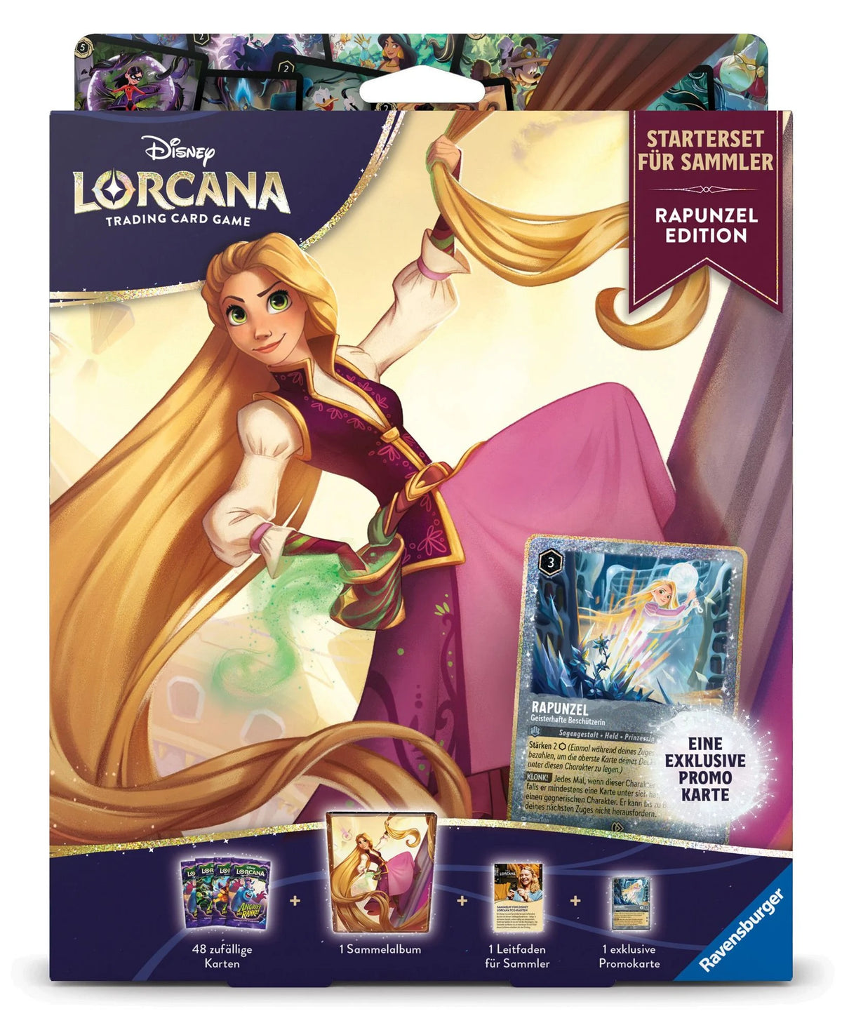 Disney Lorcana Angriff der Ranke! (Set 13) Starterset für Sammler Rapunzel Edition - DE