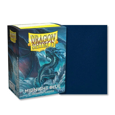 Dragon Sleeves - Standard Size - Matte Midnight Blue TCG