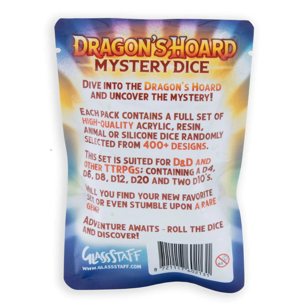 GlassStaff Dragon’s Hoard Mystery Würfelset (7 Würfel)
