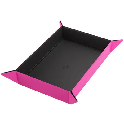 Gamegenic - Magnetic Dice Tray Black/Pink Pen & Paper