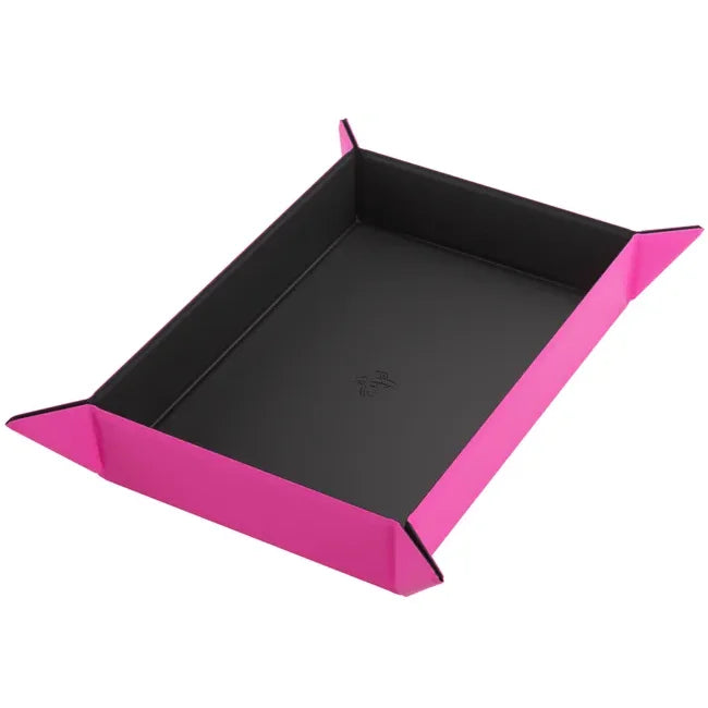 Gamegenic - Magnetic Dice Tray Black/Pink Pen & Paper