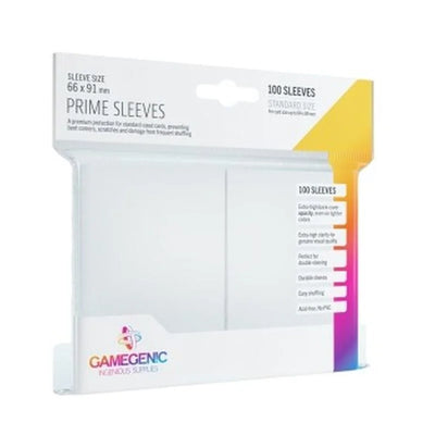 Gamegenic - Prime Sleeves - Standard Size White TCG Zubehör