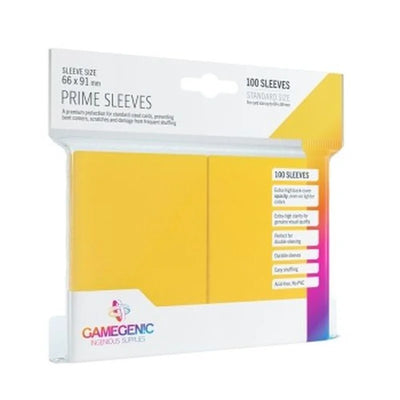 Gamegenic - Prime Sleeves - Standard Size Yellow TCG Zubehör
