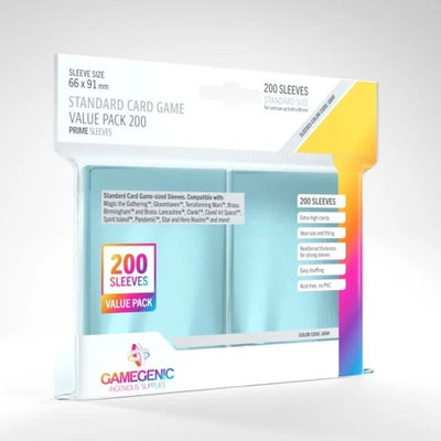 Gamegenic - Prime Sleeves Standard Value Pack (200)