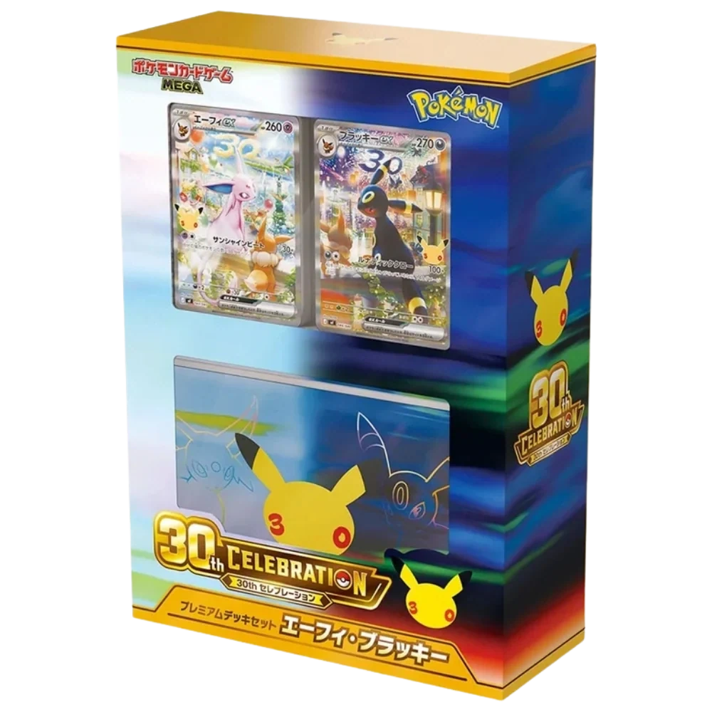 Pokémon 30th CELEBRATION Espeon & Umbreon (MF) Premium Deck Set - JP