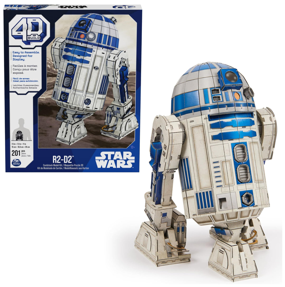 Spin Master 4D Build Star Wars R2-D2 3D Puzzle