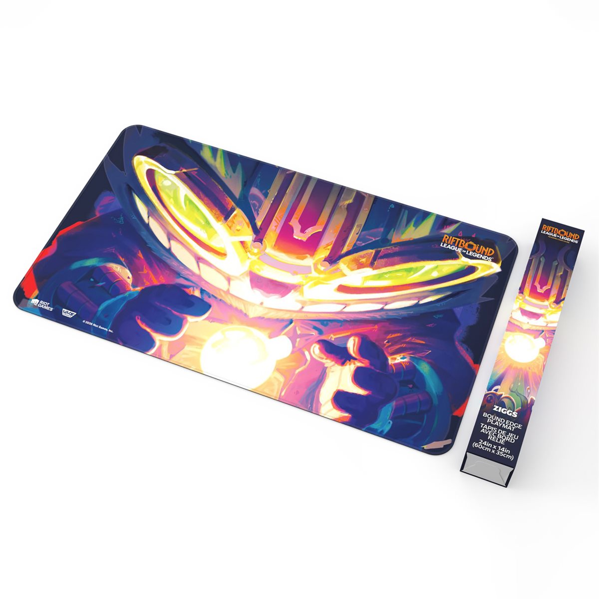 Riftbound Radiance Playmat – Ziggs mit Originalverpackung