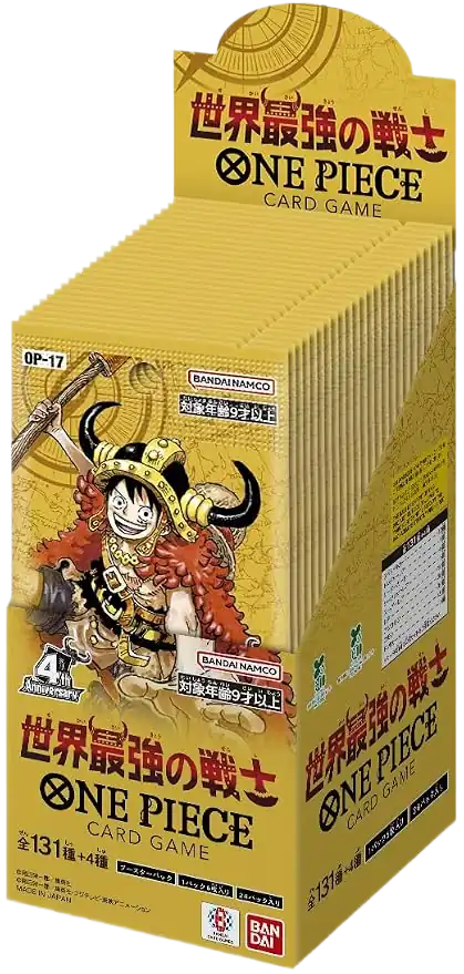 One Piece The World's Strongest Warriors (OP-17) Display - JP