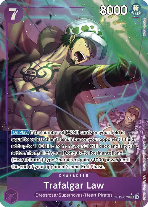 Trafalgar Law Karte aus dem ONE PIECE CARD GAME