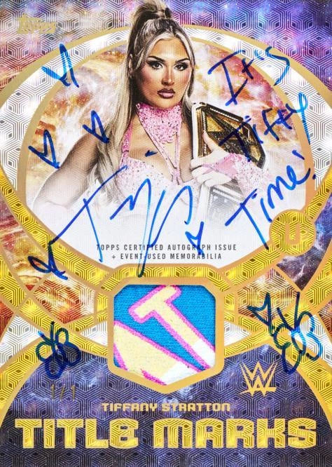 Tiffany Stratton – Title Marks Relic Autograph